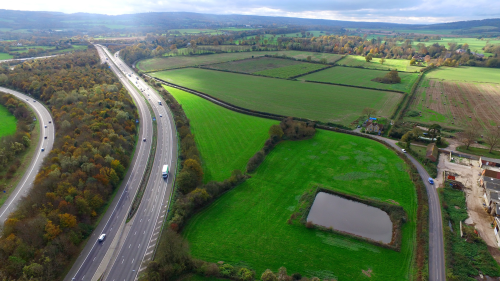 View of the Site and M25